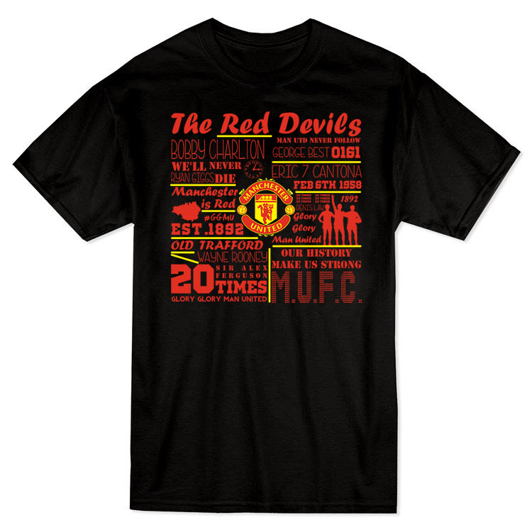 Manchester United T-Shirt - Black
